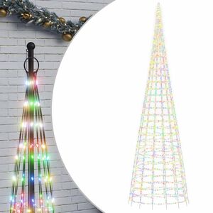 vidaXL sz&iacute;nes LED kar&aacute;csonyfa 3000 LED 800 cm