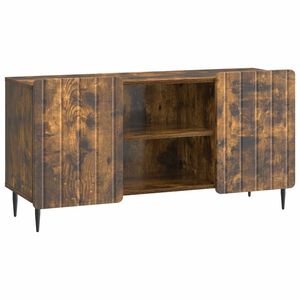 vidaXL TV szekr&eacute;ny 102 x 34,5 x 52 cm F&uuml;st&ouml;s T&ouml;lgy Szerelt Fa