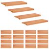 vidaXL L&eacute;pcsőszőnyegek 20 db 80 x 30 x 2 cm Lakk T&ouml;m&ouml;r b&uuml;kkfa