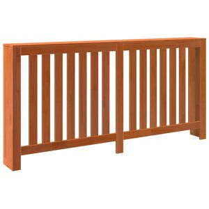 vidaXL viaszbarna t&ouml;m&ouml;r fenyőfa radi&aacute;torburkolat 169x19x84 cm