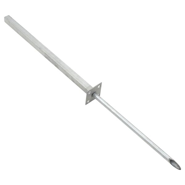 vidaXL 2 db ez&uuml;stsz&iacute;nű ac&eacute;l l&aacute;bazat (p&oacute;telem), 115 cm