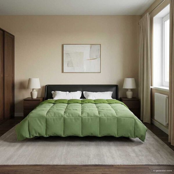 vidaXL Ny&aacute;ri Takarm&aacute;ny S&ouml;v&eacute;nyes Z&ouml;ld 220 x 260 cm Mikrosz&aacute;l