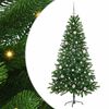 vidaXL Kar&aacute;csonyfa 150 LED-del &aacute;llv&aacute;nnyal Z&ouml;ld 150 cm PE