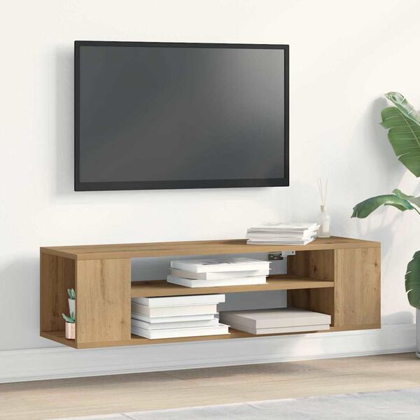 vidaXL TV szekr&eacute;ny artisian oak 100 x 30 x 26,5 cm Faanyag