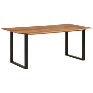 vidaXL t&ouml;m&ouml;r ak&aacute;cfa &eacute;tkezőasztal 180 x 90 x 76 cm
