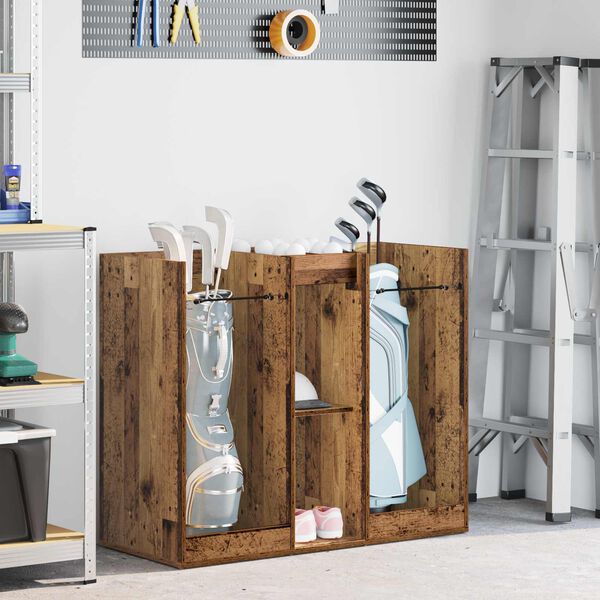 vidaXL Golf Szekr&eacute;ny Egysz&iacute;nű &Ouml;reg fa 102 x 45 x 85,5 cm