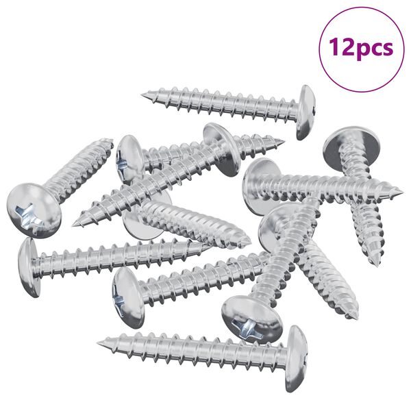vidaXL &Ouml;nmenetes Sz&ouml;g 12 pcs Horganyzott 4 x 25 mm Ac&eacute;l