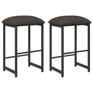 vidaXL B&aacute;rsz&eacute;k 2 db S&ouml;t&eacute;tsz&uuml;rke 40 x 32 x 74 cm Szerelt Fa