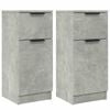 vidaXL 2 db betonsz&uuml;rke szerelt fa t&aacute;lal&oacute;szekr&eacute;ny 30 x 30 x 70 cm