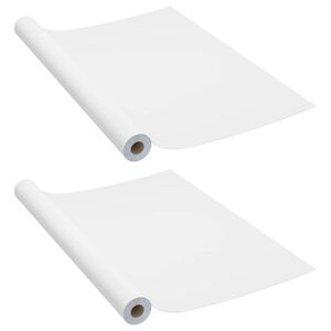 vidaXL 2 db feh&eacute;r &ouml;ntapad&oacute; PVC ajt&oacute;f&oacute;lia 500 x 90 cm