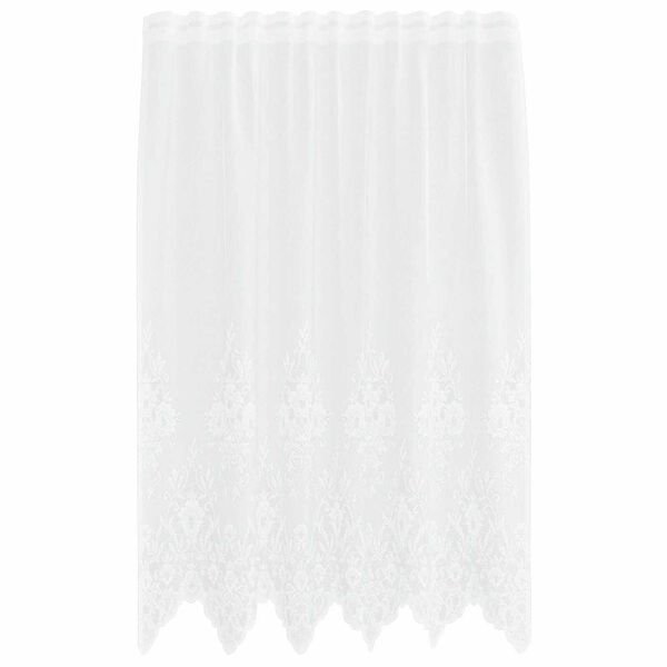 vidaXL Csipk&eacute;s F&uuml;gg&ouml;ny f&uuml;gg&ouml;ny&ouml;kkel Feh&eacute;r 180 x 150 cm Poli&eacute;szter