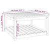 vidaXL t&ouml;m&ouml;r dugl&aacute;szfenyő kerti asztal 82,5x82,5x45 cm