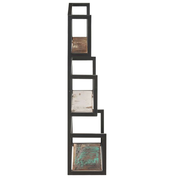 vidaXL t&ouml;m&ouml;r &uacute;jrahasznos&iacute;tott fa fali polc 60 x 20 x 85 cm