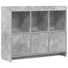 vidaXL Sz&eacute;f Betonsz&uuml;rke 98,5 x 33 x 80 cm Szerelt Fa