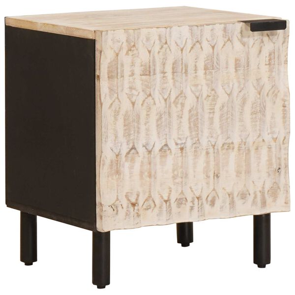 vidaXL &Eacute;jjeliszekr&eacute;ny 2 pcs Feh&eacute;r 40 x 33 x 46 cm T&ouml;m&ouml;r Mang&oacute;f&aacute;t