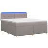 vidaXL Boxspring &aacute;gy matraccal T&oacute;psz&iacute;nű 160 x 200 cm Sz&ouml;vet