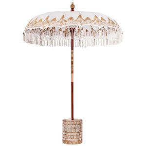 vidaXL Balin&eacute;z napernyő alappal Kr&eacute;msz&iacute;nű &Oslash; 180-190 cm