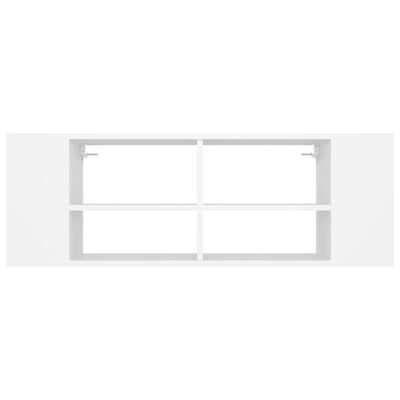 vidaXL fehér falra szerelhető forgácslap TV-szekrény 102 x 35 x 35 cm