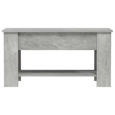 vidaXL betonszürke szerelt fa dohányzóasztal 101 x 49 x 52 cm