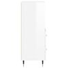 vidaXL magasfényű fehér szerelt fa tálalószekrény 34,5 x 34 x 90 cm