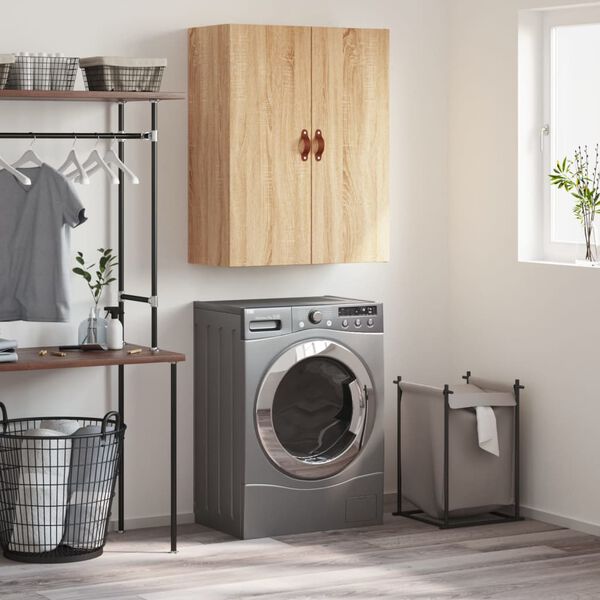 vidaXL sonoma sz&iacute;nű fali szekr&eacute;ny 69,5x34x90 cm