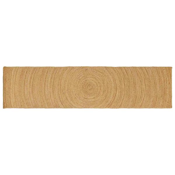 vidaXL Ter&uuml;letszőnyegek N&eacute;gysz&ouml;gletes Barna 60 x 400 cm Juta