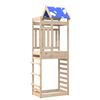 vidaXL J&aacute;t&eacute;k Torny Barna 85 x 52,5 x 239 cm T&ouml;m&ouml;r fenyőfa