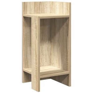 vidaXL sonoma t&ouml;lgy kisasztal polccal 25,5 x 27 x 60 cm