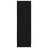 vidaXL fekete szerelt fa konyhaszekrény 38 x 41,5 x 131,5 cm