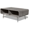 vidaXL barna paulownia fa doh&aacute;nyz&oacute;asztal 90 x 55 x 38,5 cm