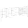 vidaXL Kerti ker&iacute;t&eacute;s kar&oacute;kkal 24 pcs 115 x 30 cm Mesh Horganyzott Ac&eacute;l