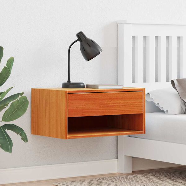 vidaXL &Eacute;jjeli asztal fi&oacute;kkal 2 pcs Faggy&uacute; barna 50 x 32,5 x 24 cm