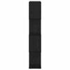 vidaXL K&ouml;nyvespolc Fekete t&ouml;lgy 70 x 24 x 129 cm Faanyag