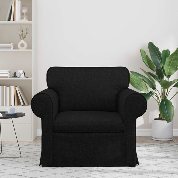 vidaXL Kanap&eacute; Fekete