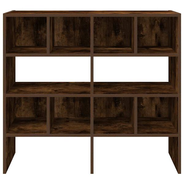 vidaXL cipőtart&oacute; 2 db egym&aacute;sba rakhat&oacute; f&uuml;st&ouml;lt t&ouml;lgyfa 89,5x30x40 cm