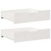 vidaXL 2 db feh&eacute;r t&ouml;m&ouml;r fenyőfa &aacute;gy alatti fi&oacute;k 75 x 55 x 17 cm