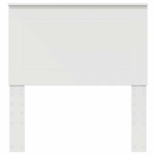 vidaXL Fejtámla fejtámlával Fehér 90 cm Faanyag