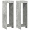 vidaXL N&ouml;v&eacute;ny&aacute;llv&aacute;ny 2 pcs Beton Sz&uuml;rke 30 x 30 x 100 cm M&eacute;rn&ouml;ki fa
