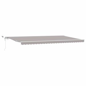 vidaXL Beh&uacute;zhat&oacute; napellenző Vil&aacute;gossz&uuml;rke 600 &times; 300 cm Poli&eacute;szter
