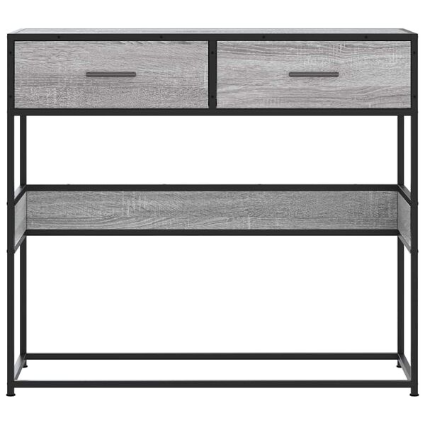 vidaXL szürke sonoma színű szerelt fa tálalóasztal 90x35x80 cm