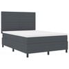 vidaXL Boxrug&oacute;s &aacute;gy S&ouml;t&eacute;tsz&uuml;rke &eacute;s Feh&eacute;r 140 x 190 cm B&aacute;rsonyos sz&ouml;vet