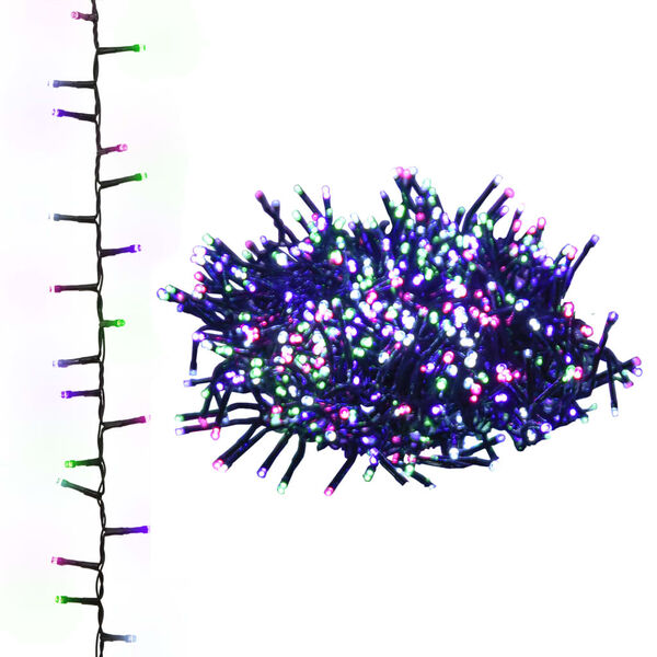 vidaXL színes pasztell fényű kompakt PVC LED-szalag 2000 LED-del 20 m