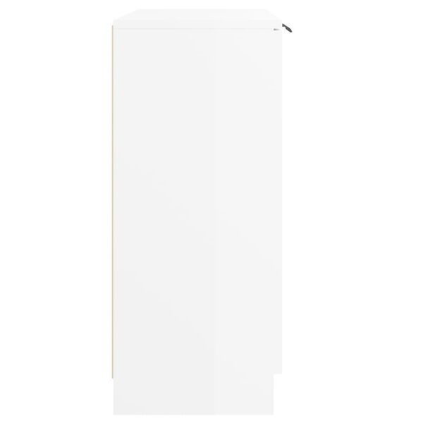 vidaXL magasf&eacute;nyű feh&eacute;r szerelt fa t&aacute;lal&oacute;szekr&eacute;ny 60 x 30 x 70 cm