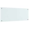 vidaXL Konyhai splashback Fehér 100 x 40 cm edzett üveg