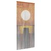 vidaXL Rovar ajt&oacute;f&uuml;gg&ouml;ny sz&iacute;nes 200 x 90 cm Bambusz