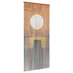 vidaXL Rovar ajt&oacute;f&uuml;gg&ouml;ny sz&iacute;nes 200 x 90 cm Bambusz