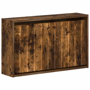 vidaXL Fali Cipőtart&oacute; ZWOLLE 71 x 17 x 43 cm Szerelt Fa F&uuml;st&ouml;s T&ouml;lgy
