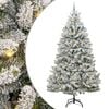 vidaXL Mű kar&aacute;csonyfa 300 cm 300 LED Meleg feh&eacute;r PVC &eacute;s Ac&eacute;l