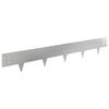 vidaXL Fűszeg&eacute;lyez&eacute;s 10 pcs 100 x 15 cm Ac&eacute;l Ez&uuml;st