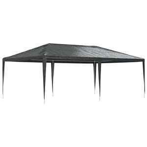 vidaXL antracitsz&uuml;rke rendezv&eacute;nys&aacute;tor 4 x 6 m 90 g/m&sup2;